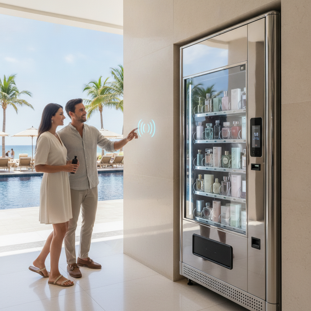 Why Contactless Perfume Vending Machines Belong in Hotel Resorts